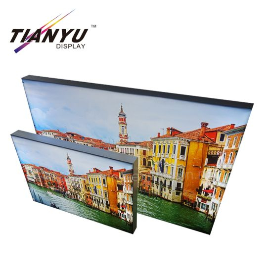 Aluminium cadre mural Bannière Tissu Light Box 65mm Slim Light Box Connexion