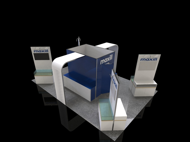 Stand d'exposition modulaire en aluminium de support d'exposition pliable de la coutume 3x3