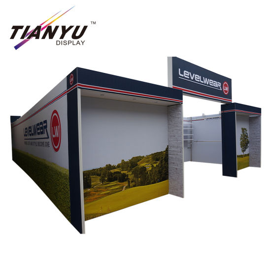 Impression personnalisée Tradeshow Affichage Stall 3X3 taille standard Stand d'exposition Booth