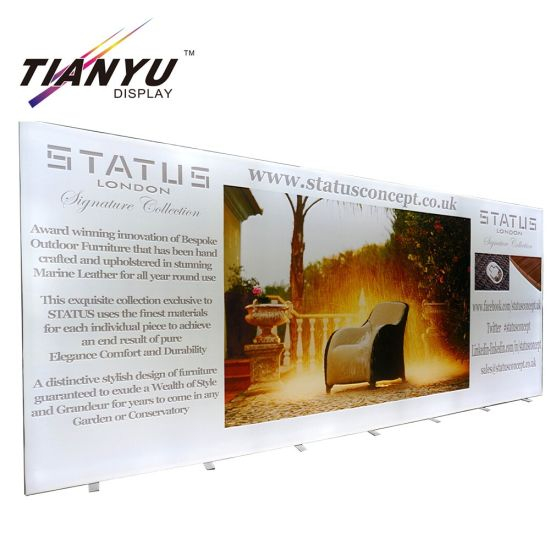 Haute qualité modulaire sans cadre Tissu LED Light Box pour la publicité