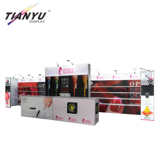 Chine Facile mur Assemblez Imprimer Publicité pliante Tissu pour Backdrop Trade Show