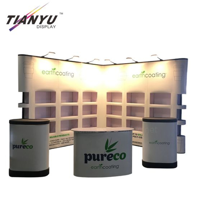 Pop up Display magnétique en aluminium bannière stand stand d'exposition