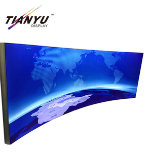 Tianyu Affichage Fournir sans cadre intérieur / extérieur Publicité LED Tissu textile étage permanent Light Box Connexion
