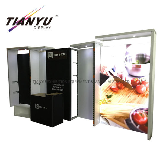 Promotion Nouveau style Courbe personnalisée en alliage d'aluminium Tradeshow Booth Affichage