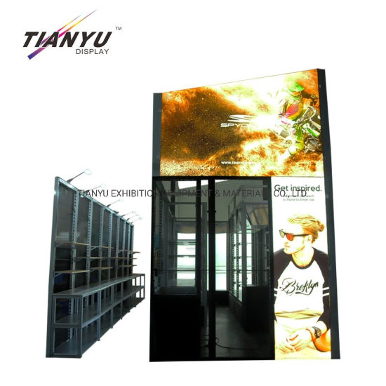 10FT Tissu mural Exposition Aluminium Matériel Booth Chine Exposition Booth Design