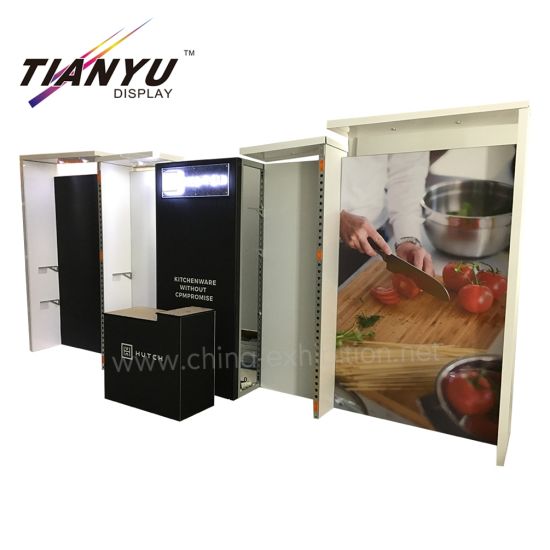 Tian Yu offre Booth exposition Backdrop stand avec affichage plateau pour Las Vegas Kitchen Afficher