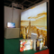 Stand d'exposition 6X6 design en aluminium Construction modulaire rapide personnalisé lumineux portable