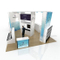 De haute qualité 10 20 Booth Design Exposition Arc Expo Stands avec armoires