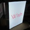 Tissu Light Box Fournisseur 65mm 80mm 120mm 140mm LED rétro-éclairé bord Silicone Graphics visionneuses