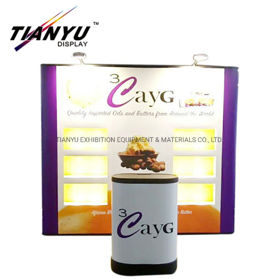 Intérieur / extérieur Pop up Display Stand avec PVC Bannière d'impression pour Tradeshow Backwall