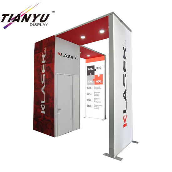 Vente en gros de Chine usine du tissu tendu Pliable Salon Exposition 10X20FT Expo Booth