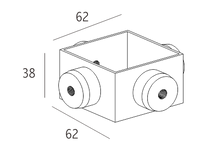 90 degrés connecteur 4 voies