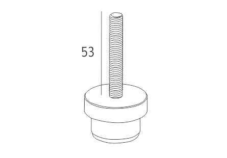 Broche de connecteur (pour la connexion conduit boîte à lumière et le profil de la série M)