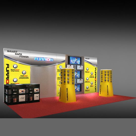 10 10 Booth Salon de salon, Free Design stand d'exposition 3D