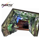 Tian Yu Do Exposition Custom Design Booth utilisés dans différents Forme Aluminium Tissu LED Light Box